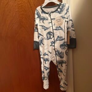 Stitch and stone zip footie NWT